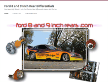 Tablet Screenshot of ford8and9inchrears.com